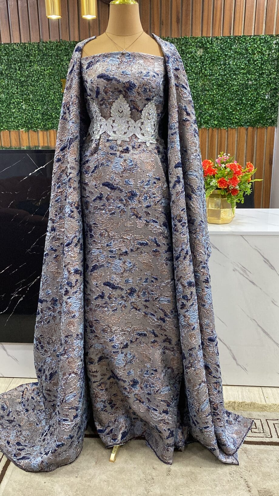Ava Metallic Brocade