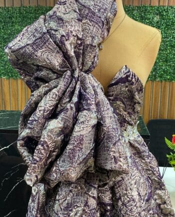 Fionah Metallic Brocade - Image 4
