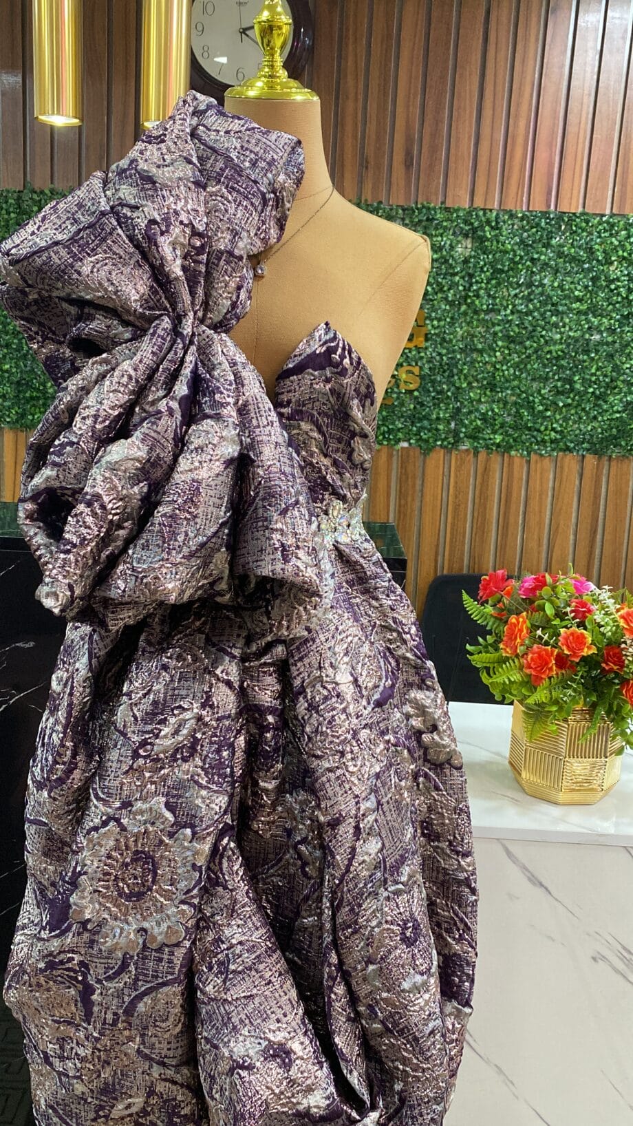 Fionah Metallic Brocade