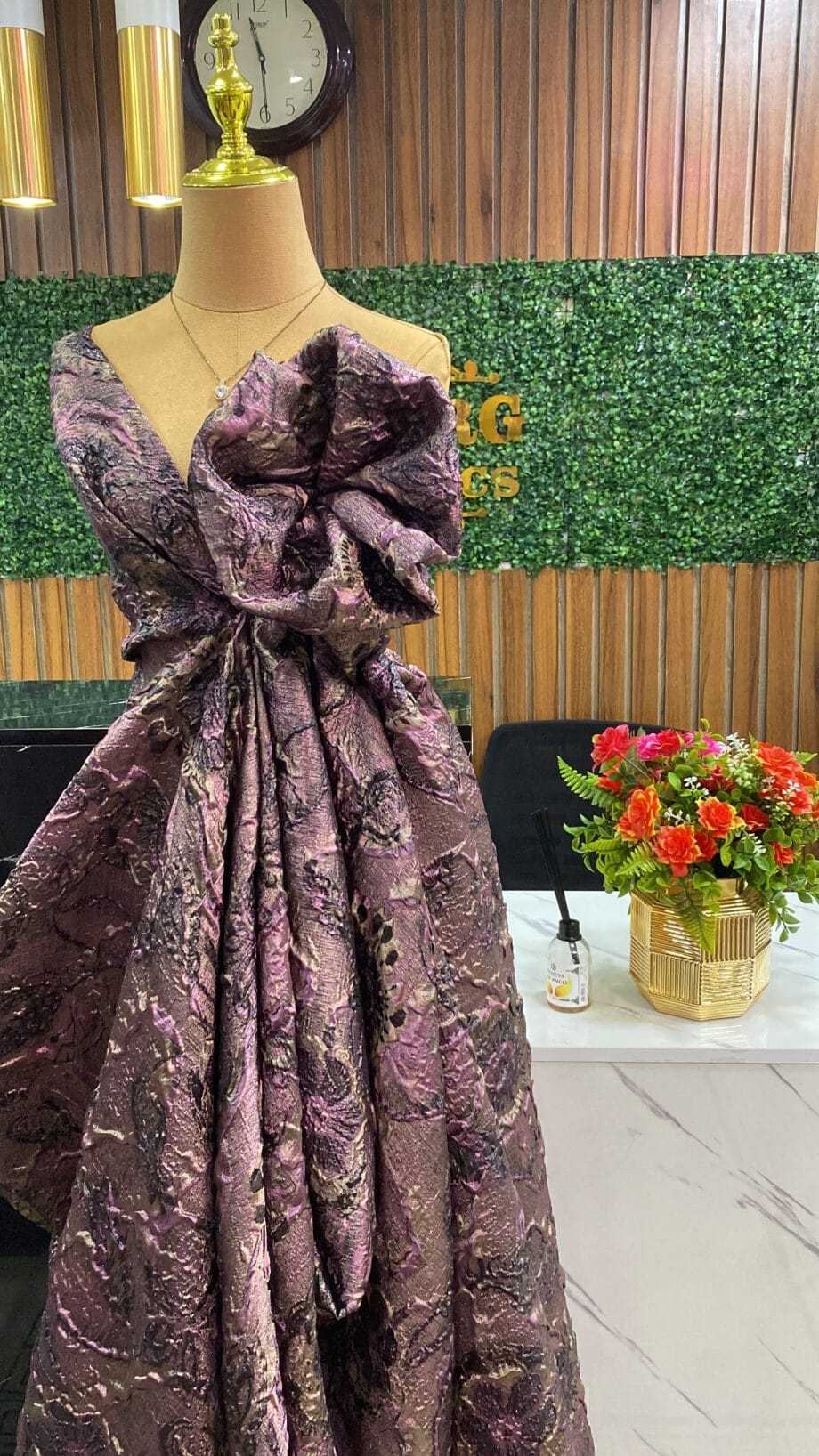 Fionah Metallic Brocade