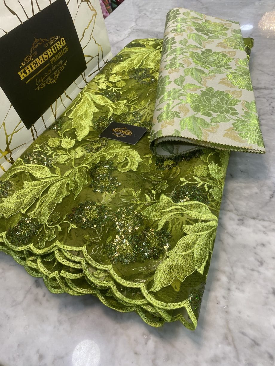 Hilda Flocking Lace