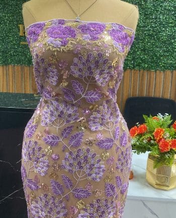 Terry beaded lace
